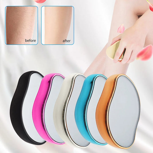 Magic Nano Painless Depilator Crystal Painless Physical Hair Removal Women Arms Legs Exfoliation Portable Hair Remover Tool